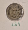 Moneda Chile 1/2 Decimo 1880 Argint KM#137.3 Numismatica