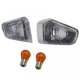 Insert indicator motocicleta spate clar, potrivit pentru Honda VFR 750 SC36 1990-1997 Performance AutoTuning