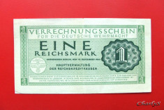 GERMANIA - 1 Reichsmark 1944 - Military Wehrmacht foto