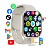 Cumpara ieftin Ceas Smartwatch 4G LTE cu Cartelă SIM, Google Play, Cameră Rotativă, WhatsApp, GPS, Apeluri Video și Vocale, Monitorizare Sport &amp; Sănătate, Wi-Fi, Dis