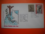 HOPCT PLIC FDC S NR 348 ZIUA MONDIALA A PACII -1977 - ITALIA -NECIRCULAT