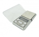 Cantar Bijuterii Digital 200g/0.01g, Functie Tara, LCD, Buzunar, Precizie 0.01g, gr/ct/oz, Auto Off, Inox + Baterii AAA
