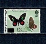 Belize 1979 - Fluturi, supratipar nominal nou, neuzat