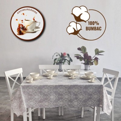 Fata de masa antimurdarire 100% bumbac zora foto
