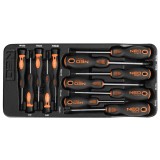 Set surubelnite NEO Tools 12 piese, otel S2, varf magnetic