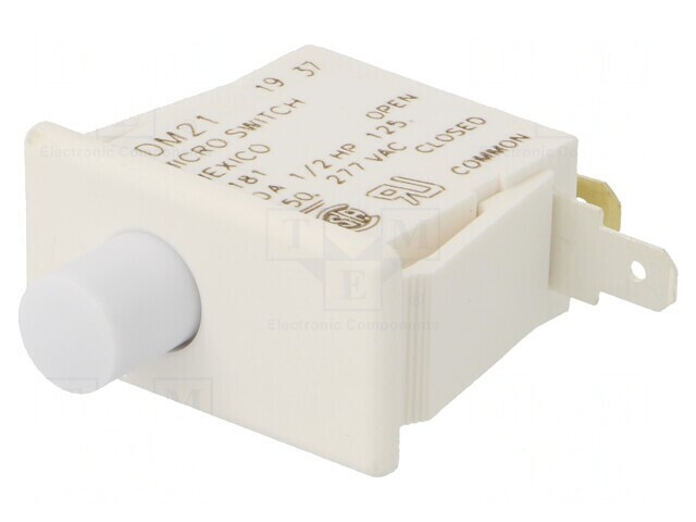 Comutator Ușă Alb SPDT 10A/125VAC
