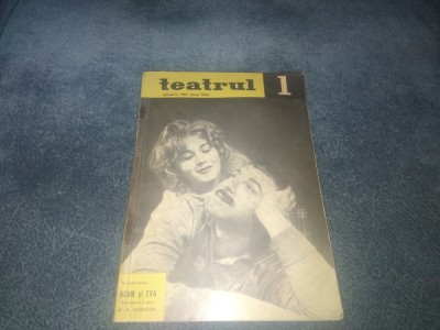 REVISTA TEATRUL NR 1 1963 foto