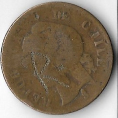 Moneda 2 centavos 1878 - Chile, lovita
