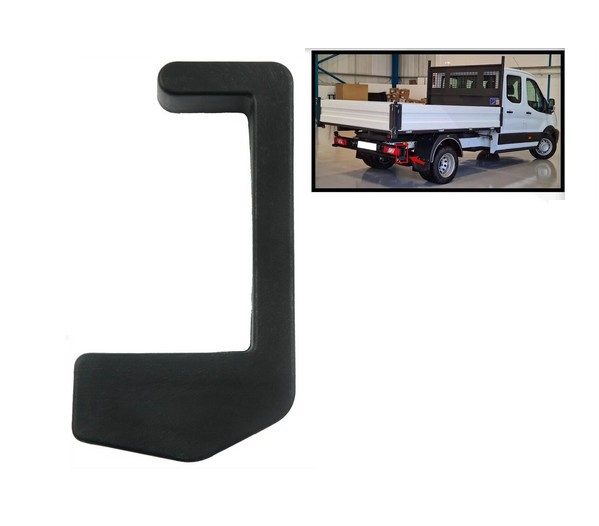 Parte laterala bara, colt lateral flaps Ford Transit (V184/5), 05.2000-04.2006, model: caroserie, montare spate, dreapta, plastic, RapidAuto