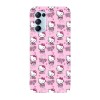 Husa compatibila cu Oppo A54s, Viceversa, model Kitty pattern Hello Kitty, Silicon, TPU, Transparent, Carcasa
