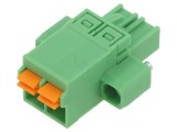 Conector regletă deconectabilă 2 pini, 5,08mm