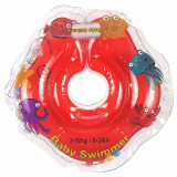 Colac de gat pentru bebelusi Babyswimmer rosu 0-24 luni