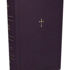 Nkjv, Compact Paragraph-Style Reference Bible, Leathersoft, Purple with Zipper, Red Letter, Comfort Print: Holy Bible, New King James Version
