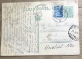 CP04 Carte Postala 1937 Timisoara Semnata Unchiul Nae Politehnica Timbru Carol II 3 Lei Fondul Aviatiei Istorie Postala