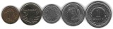 POLONIA LOT / SET Nr 1 , 5 buc : 1 + 5 + 10 + 50 Groszy + 1 ZLOT 1992