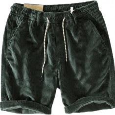 i Vară Bărbați Pantaloni scurți din bumbac din Corduroy Casual Moda Casual Panta
