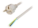 Cablu CEE 7/7 5m Gri 16A