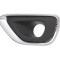 Grila bara fata Jeep Grand Cherokee (Wl), 04.2013-, Stanga, 68143079AB, 34T127-1 cu locas pentru proiectoare,insertie crom