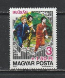 Ungaria 1977 - Sport pentru Tineret 1v MNH, Nestampilat