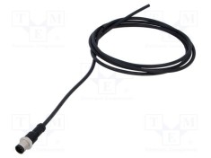 Conector M12 mufa tata drept aurit 5 pini AMPHENOL foto