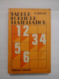 TABELE SI FORMULE MATEMATICE - E. ROGAI