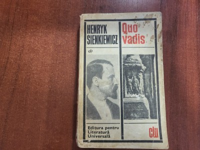 Quo vadis de Henryk Sienkiewicz foto