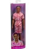 Barbie Ken Hawaiian Floral Jumpsuit Look With Brown Brides Hair Doll Fashionistas (hyt99)