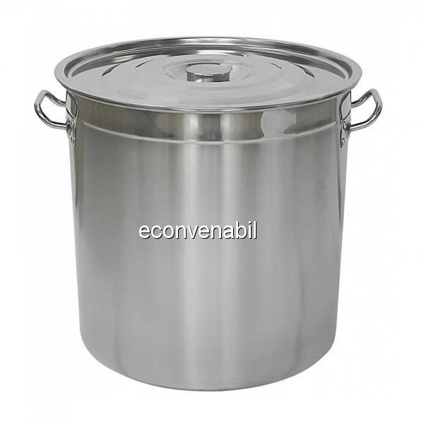 Oala Inox cu Capac si Manere 79.5L 47cm Sapir SP1211B45 Oala Inox cu Capac si Manere 79.5L 47cm Sapir SP1211B45