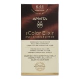 Cumpara ieftin Vopsea de par My Color Elixir Dark Blonde Intense Copper 6.44, 155 ml, Apivita