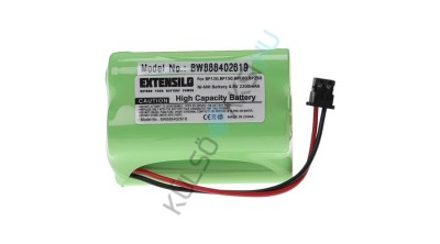 Baterie radio VHBW de &amp;icirc;nlocuire pentru BP120, BBTY0356001, BP180, BP150, BP250 - 2200 mAh 4,8 V NiMH foto