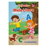 Carte educativă pentru copii CMCLASS - &Icirc;nvățarea literelor cu autocolante, 24 pagini