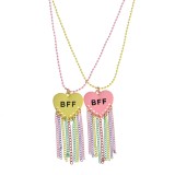 Set colier inima Best Friends
