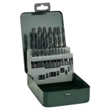 BOSCH Set 19 burghie pentru metal, HSS-R, 1-10 mm, tija cilindrica