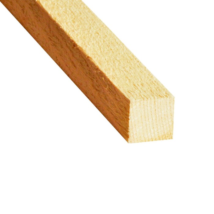 Rigla nerindeluita, lemn pin, 2400 x 30 x 30 mm