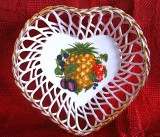 FARFURIE COS COSULET PORTELAN IMPLETIT PORFIN CLUJ NAPOCA DECOR FRUCTE 13.5 CM