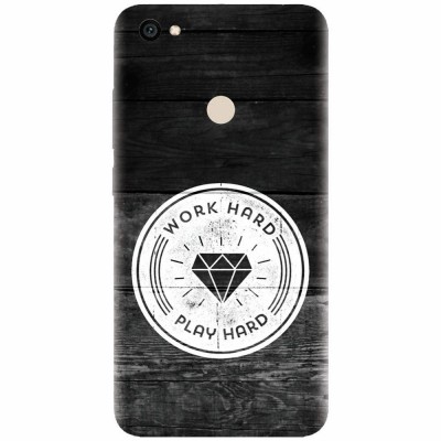 Husa silicon pentru Xiaomi Redmi Note 5A, Work Hard Play Hard foto