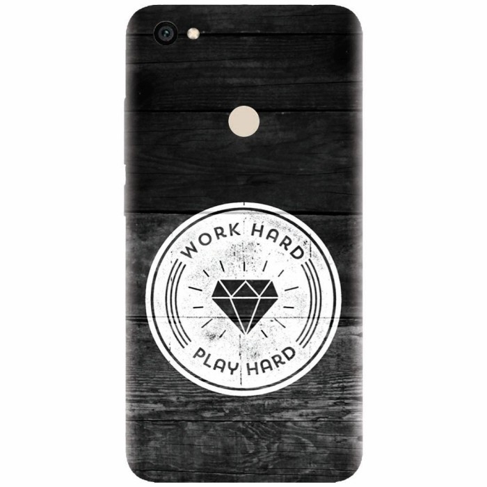 Husa silicon pentru Xiaomi Redmi Note 5A, Work Hard Play Hard