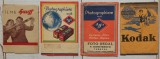Lot 4 plicuri cu reclame la filme fotografice, perioada interbelica