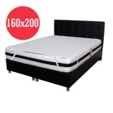 Set Saltea Memory Foam cu arcuri Azalee 160x200x25 plus husa hipoalergenica, Salt Confort