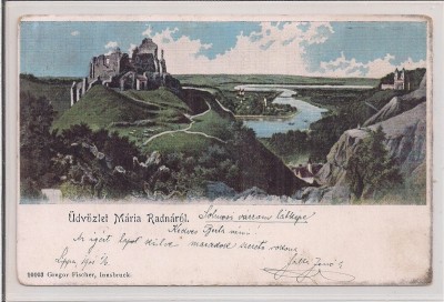 Carte postala circulata in anul 1901 Arad foto