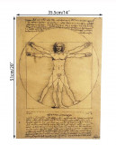 Cumpara ieftin Poster roluit din hartie, GMO, Leonardo Da Vinci