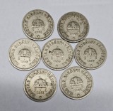 Ungaria 1895 - 10 filler, lot 7buc, circulate