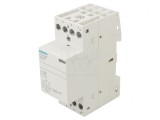 Contactor 4-polar 25A 24VAC/DC NO