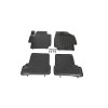 Set covorase auto din cauciuc NISSAN MICRA (K12), 01.2003-11.2010, presuri tip tavita, negru