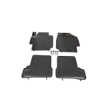 Set covorase auto din cauciuc NISSAN MICRA (K12), 01.2003-11.2010, presuri tip tavita, negru