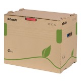Container Arhivare Carton Reciclat Esselte Eco, 5 Bibliorafturi, Sustenabil, FSC