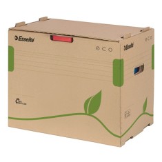 Container arhivare carton reciclat Esselte Eco pentru bibliorafturi
