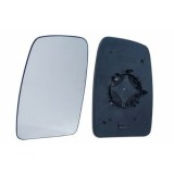 Geam oglinda exterioara cu suport fixare Opel Movano, 01.2021, Renault Master, 01.2019, Master 05.20, Nissan Nv400, 11.20, Stanga, geam convex;