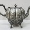 Ceainic din zinc, gravat cu motive florale, Birmingham cca. 1900