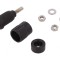 Conector Banană 4mm 20A Negru cu Izolație